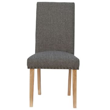 Worcester Dark Grey Fabric Dining Chair