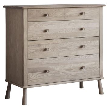 Chest of Drawers Nordic in Washed Oak
