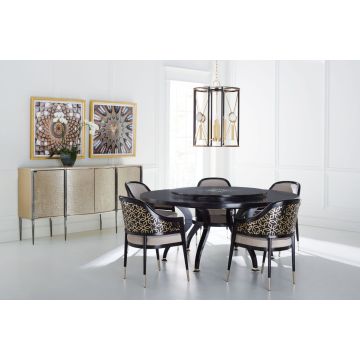 Total Eclipse Large Round Dining Table
