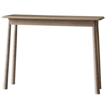 Console Table Nordic in Washed Oak