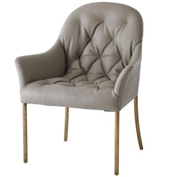 Iconic Dining Armchair in COM & Bronze