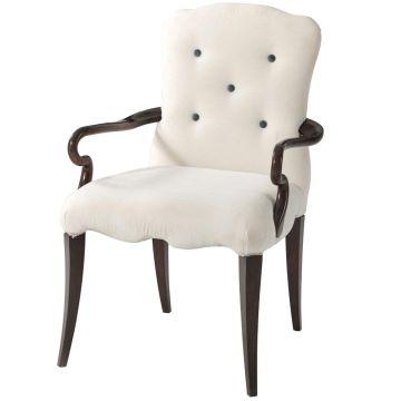 Dining Armchair Lily in Serpentine- COM