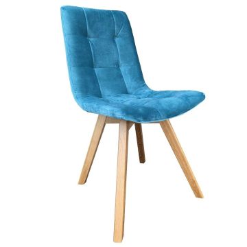 Atlanta Dining Chair Light Leg in Turquoise
