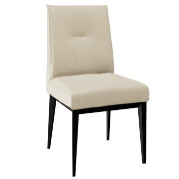 Dining Chair Romy in Cream Leather