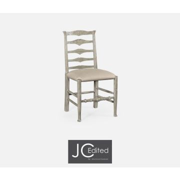 Dining Chair Rustic Ladder Back in Mazo