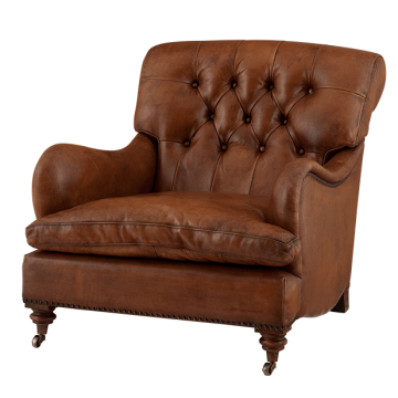 Club Chair Caledonian - Tobacco Leather