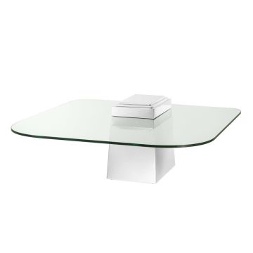 Eichholtz Coffee Table Orient in Polished Steel