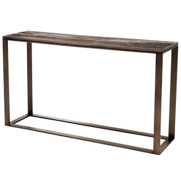 Eichholtz Console Table Zino with Bronze Wood Effect Top