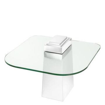 Eichholtz Side Table Orient in Polished Steel