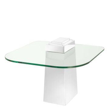 Eichholtz Side Table Orient in Polished Steel