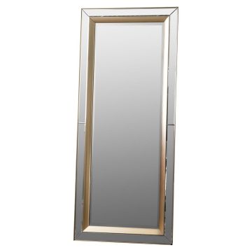 Floor Mirror Tintern - Gold Inlay