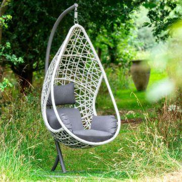 Tetbury Cloud Grey Hanging Cocoon Chair