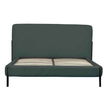 Seattle Upholstered Double Bed in Ocean