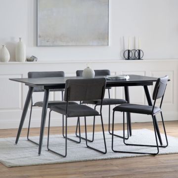 Los Angeles Black Dining Table
