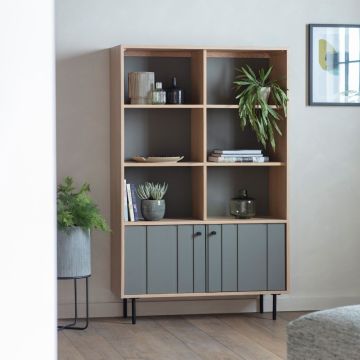 Kariya Bookcase with Cabinet
