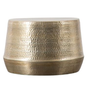 Java Gold Hammered Coffee Table