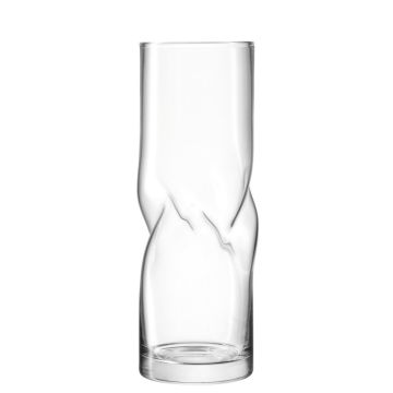 Helix Large Clear Glass Vase