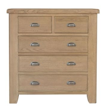 Rustic 2 over 3 Chest of Drawers