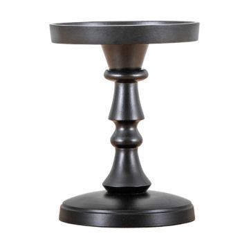 Wesley Small Black Candlestick