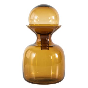 Michael Glass Bottle with Stopper Small
