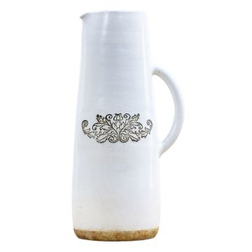 Alyssa Large Country White Pitcher