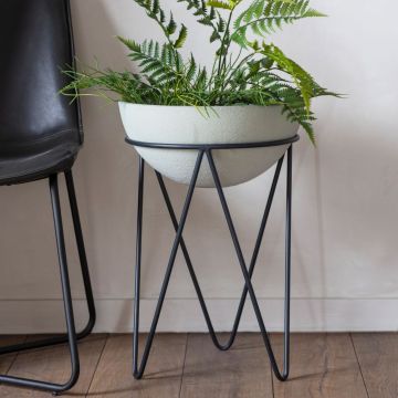 Lydia Grey Plant Stand