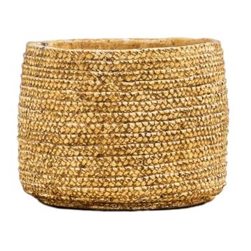 Piper Large Weave Effect Planter
