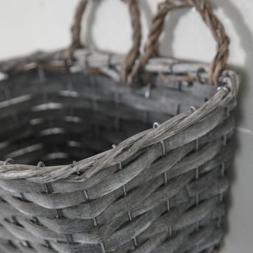 Wynter Indoor Willow Hanging Basket Large