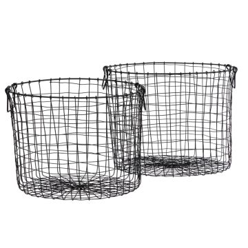 Kayden Set of 2 Wire Baskets