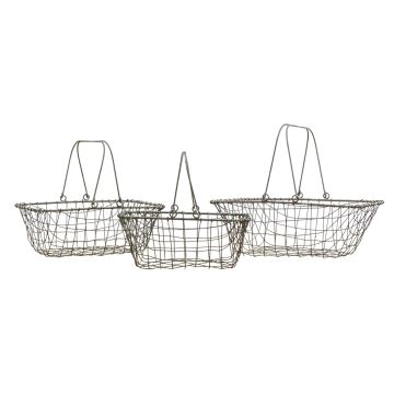 Mia Set of 3 Wire Baskets