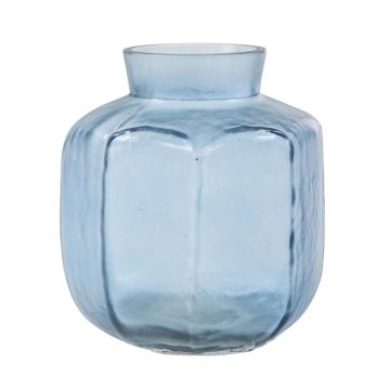 River Blue Glass Vase Mini