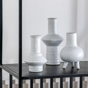 Layne White Porcelain Vase Small