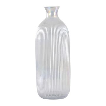 Gabriella Small Clear Glass Bottle Vase