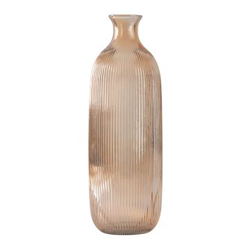 Gabriella Large Pink Glass Bottle Vase