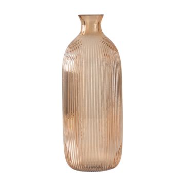 Gabriella Small Pink Glass Bottle Vase
