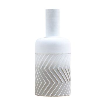 Naomi Chevron Bottle Vase Small