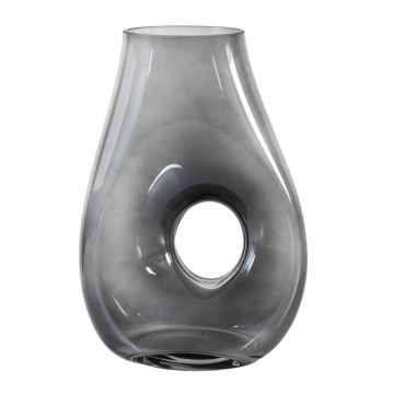 Maya Grey Glass Vase