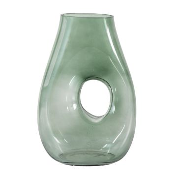 Maya Green Glass Vase