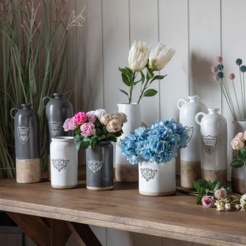 Alyssa Tall Country Grey Vase