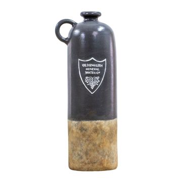 Delilah Small Grey Stone Bottle Vase