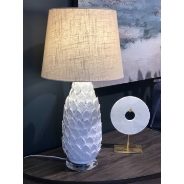 Pavilion Chic Table Lamp Melete - White