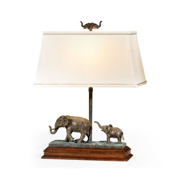 Jonathan Charles Table Lamp The Elephant (Left)
