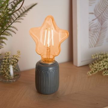 Star LED Filament Bulb Amber