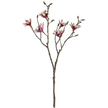 Magnolia Spray Pink/White Set of 3 H.50cm