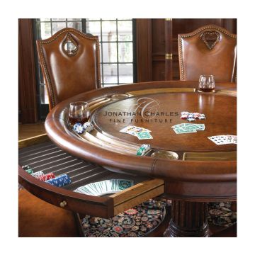Georgian Round Poker Table