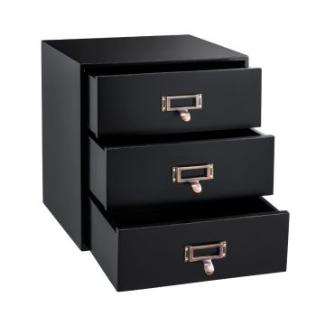 Insert 2 Name Tag Drawers in Black