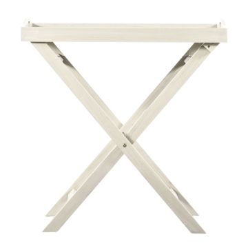 San Diego Outdoor Tray Table in Whitewash