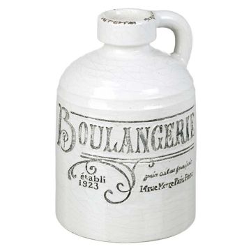 Bottle Boulangerie White Height 20cm