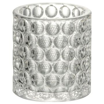 Tealight Holder Selina Glass Clear Height 10cm