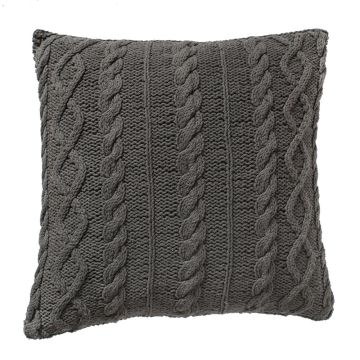 Pavilion Chic Cushion Walton Cable Knit in Grey